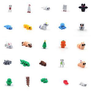 Mignon Mini Animaux Flexi Articulé 3D Imprimé Pocket Pets Nouveauté & Gag Jouets pour Enfants Fun Fidget Collectables Idée <span class=keywords><strong>Cadeau</strong></span> - Product Image 3