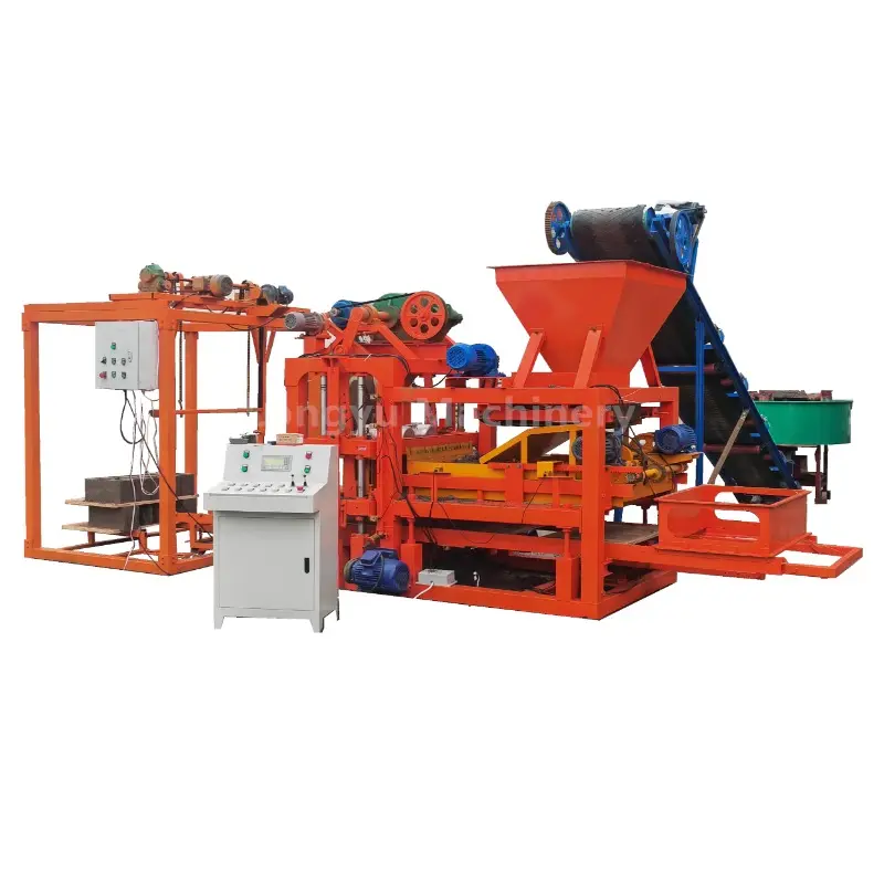 Máquina automática de fabricación de ladrillos Precio de máquina de bloques huecos Cemento de hormigón Consulta en línea