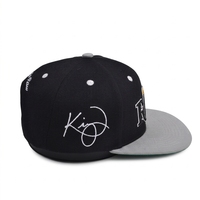 Casquette de baseball à 6 panneaux avec broderie 3D, visière grise, 100% coton, style streetwear hip-hop, unisexe, utilisable en toutes saisons