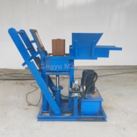 Machine de fabrication de briques autobloquantes hydrauliques automatiques avec boîte de vitesses, roulement et moteur multifonctionnel pour la production de briques en terre cuite