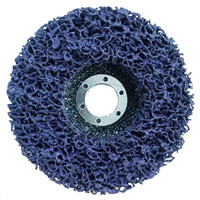 Disque de nettoyage et de décapage 115 mm à changement rapide pour l'élimination de la rouille, de la peinture, de l'huile et de la graisse pour meuleuse d'angle