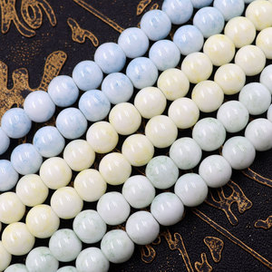 HX fiore di giada di vetro con <span class=keywords><strong>perline</strong></span> di giada sintetica <span class=keywords><strong>perline</strong></span> sciolte <span class=keywords><strong>perline</strong></span> di vetro affascinante per la creazione di gioielli fai da te - Product Image 3