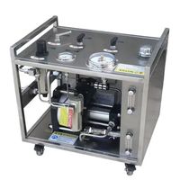 Bomba Neumática de Alta Calidad LU-LKD-80-RC para Pruebas de Líquidos, Banco de Pruebas Hidrostáticas con Registrador de Gráficos