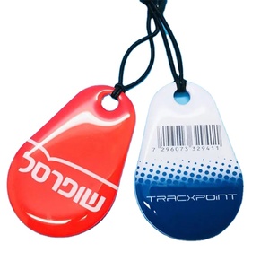 カスタムポータブル125khz TK4100 NFCエポキシキーホルダー13.56Mhz RFIDキーフォブアクセス制御キーフォブ - Product Image 1