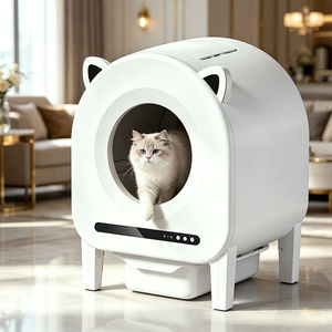 Caja de Arena Inteligente Autolimpiable para Gatos con Control por WiFi a través de Aplicación, Libre de Polvo, Control de Olores, Totalmente Cerrada - Product Image 1