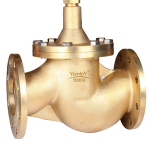 Special Brass Flange Gate Valve Cast Iron Bonnet Straight Through Water Cut Off Type Manual Operation For Engineering Use - Product Image 2
