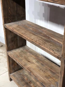Libreria in Legno Recuperato Stile Rustico Vintage per Soggiorno, Vendita all'Ingrosso dalla Cina - Product Image 5