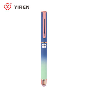 Yiren Gradiënt Kleur Uitwisbare Pennen Schattige Stationaire Rubber Afwerking Comfortabele Grip Oem Vulpen - Product Image 4