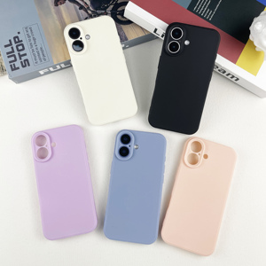 Coque de téléphone en silicone pour <span class=keywords><strong>Apple</strong></span> 16 Pro Max, vente en gros d'usine, coques souples en TPU coloré pour iPhone 16 Pro, coque pour iPhone 16 - Product Image 1