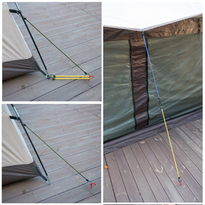 <b>Guy</b> <b>Rope</b> 6mm 30cm With Hook For Camping Tent Fixing And Outdoor Use - Product Image 4
