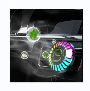 Lampada pickup per aromaterapia per auto RGB controllo vocale ritmo profumo per auto luce ambientale presa d'aria ornamenti decorativi a led
