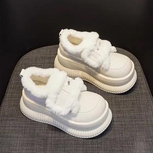 รองเท้าบูทแฟชั่นสำหรับผู้หญิง สไตล์อเนกประสงค์และลำลอง พื้นหนาเพิ่มความสูงและป้องกันการลื่น - Product Image 2