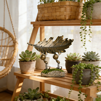 Petit support pour fourmis en métal Art Déco pour la décoration de table de bureau à Pâques