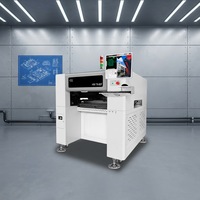 Máquina de Colocación de Componentes SMT de Escritorio de Rendimiento Confiable, Máquina de Ensamblaje de LED SMD con 80 Alimentadores y 10 Cámaras