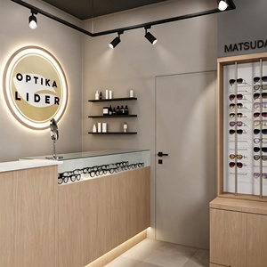 Optical Shop Full Room Customization Showcase Eyewear Display Shelf Eyeglasses Shop <b>glass</b> display case Store decoration - Product Image 1