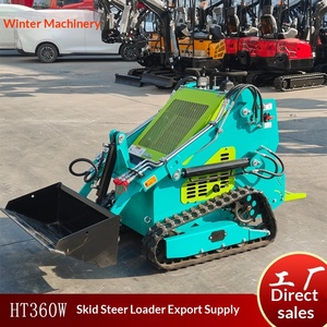 ส่งออกไปยังสเปน รถตักขนาดเล็กแบบ Skid Steer แบบวางท้ายรถ รุ่น Ht360w ปั๊มคู่ - Product Image 1