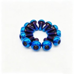 <strong>Factory</strong> Wholesale Button Socket <strong>Head</strong> Titanium Alloy Bolts Colorful <strong>Burnt</strong> Blue for Surron Ultra Bee LBX Light Bee Talaria - Product Image 4