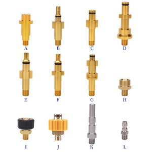 Pistola de Espuma de Alta Presión Mingou, Totalmente de Cobre y Plástico, para Lavado de Autos, Operación Manual, Flujo de Jabón Ajustable - Product Image 4