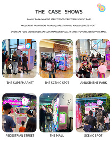 Manufacture Electric Robot Sugar Cotton Candy <b>Floss</b> Vending <b>Machine</b> Full Automatic Metal Capacity High ROI Business - Product Image 6