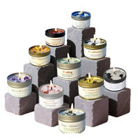 Goldene Metall-Kerzendosen Sojawachs Duftkerze 3oz Reise-Bougie für Boutique Individuelles Logo Duftverpackung MSDS-Zertifiziert