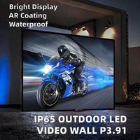 IP65 étanche P3.91 extérieur LED écran de location haute résolution Portable LED mur vidéo pour scène Performance événement affichage texte