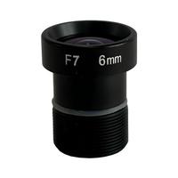 Objectif de vision industrielle M12 6MP à monture M12, capteur 1/2 pouce, ouverture F4 F5.6 F7 F8 F11, haute clarté pour la robotique