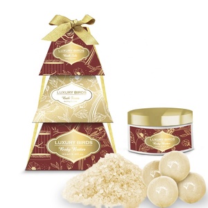 OEM Personnalisé en Gros : Coffret de Bain Actif Classique Anti-rides pour Femmes et Hommes, comprenant Bombe de Bain, Sel de Bain et Beurre Corporel - Product Image 1