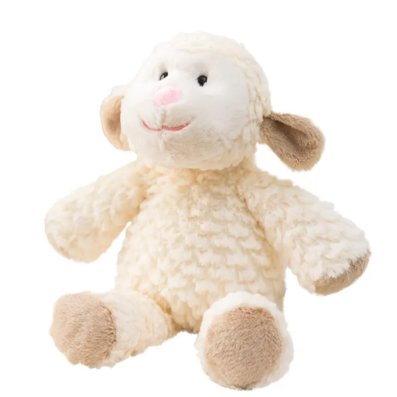 custom 38cm soft sheep plush toy doll manufacturer oem stuffed doll animal toy Baby Birthday Gift