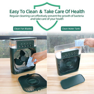 Hơi nước công nghiệp làm mát độ ẩm phun sương Quạt sạc cho phòng - Product Image 4