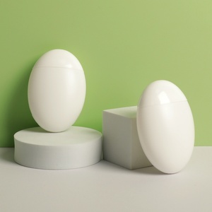 Vente en gros de flacons ovales plats uniques personnalisés de 50 ml, flacons en plastique pour soins de la peau, emballage cosmétique, flacon de lotion pour le visage, flacon de crème solaire - Product Image 6