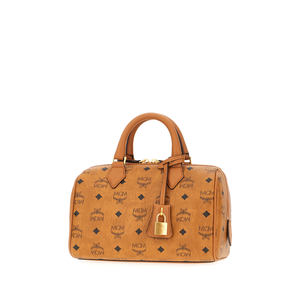 <b>Handbag</b> Realized in Coated Canvas with Nappa Leather <b>Inserts</b> Characterized by Visetos Print on the Entire Surface Enriched by De - Product Image 2
