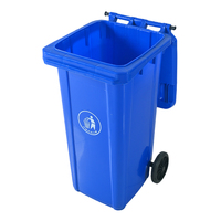 Poubelle en plastique de 20L/80L/120L/240L/660L/1100L Poubelle à pédale de 1100 litres Poubelle de 13 gallons Poubelle à déchets