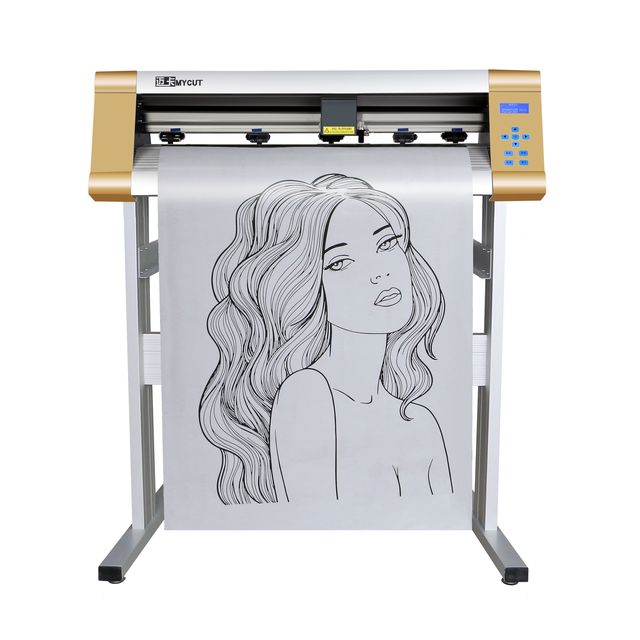 Automatic 1.2m Paper Vinyl Cutting Plotter Sticker Cut Plotter Machine