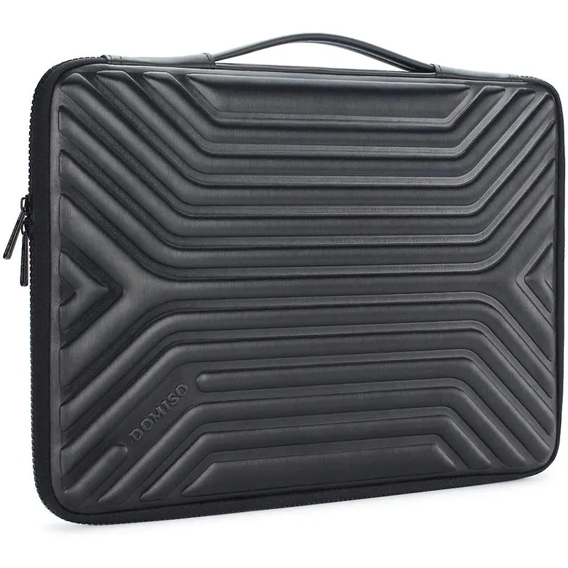 Black 15.6 Inch Shockproof Waterproof Laptop Lightweight Soft EVA Tablet Case