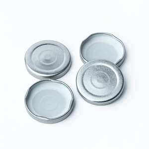 Coperchi a vite in banda stagnata da 43mm, 48mm, 53mm con bottone di sicurezza, ermetici e a prova di perdite per barattoli di burro di arachidi - Outlet di fabbrica - Product Image 4