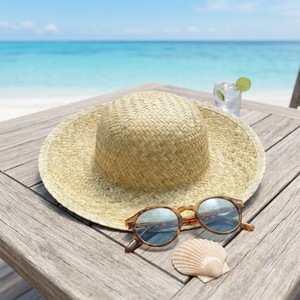 <b>Straw</b> Fedora <b>Hats</b> for <b>Men</b> for Business Casual Dining Out Parties Vacation Wear Restaurants Parties Bars Fishing Sports - Product Image 1