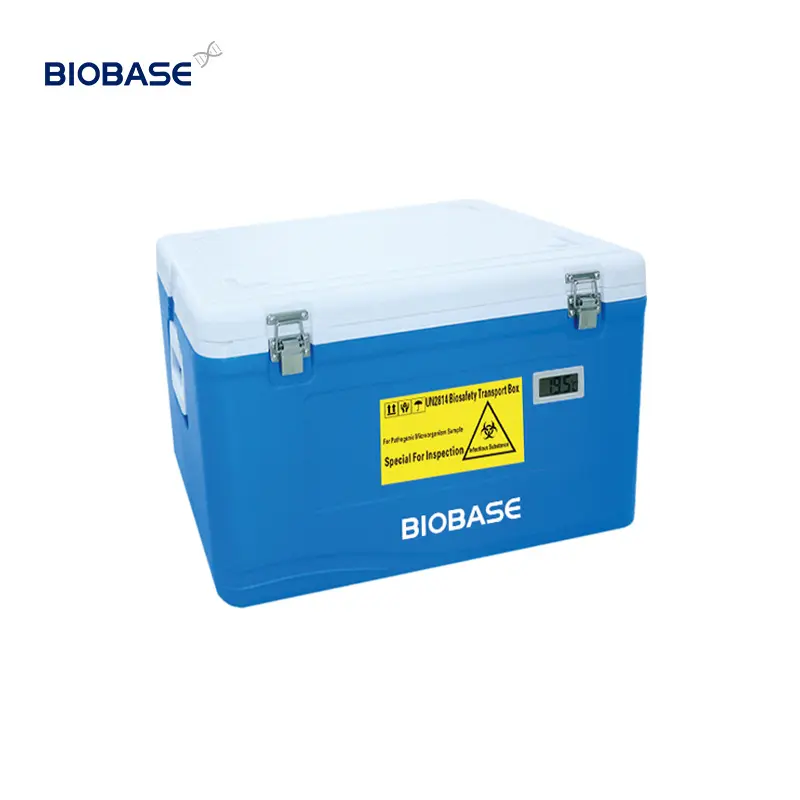 Biobase Cooler Box laboratorio campione di biosicurezza scatola di trasporto con termometro