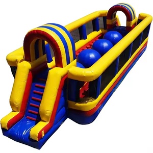 Circuito de Juegos Inflables con Obstáculos para Exteriores, Diseño Personalizado, Circuito Deportivo Inflable para Adultos, Diversión en Equipo para Empresas - Product Image 3