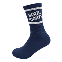 Chaussettes personnalisées de haute qualité, chaussettes de sport à rayures personnalisées, chaussettes de sport personnalisées pour hommes