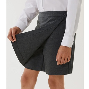 Sinh Viên ăn mặc trường Váy đồng phục phẳng phía trước trường culottes thường xuyên phù hợp với Skort cô gái trường váy sản xuất - Product Image 6