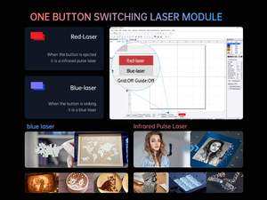 Lightburn Mr khắc M4 Máy in <span class=keywords><strong>laser</strong></span> sợi <span class=keywords><strong>Laser</strong></span> khắc <span class=keywords><strong>laser</strong></span> xách tay đánh dấu máy in cho tất cả các kim loại và phi kim loại - Product Image 5