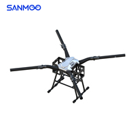 Plateforme UAV pliable en fibre de carbone Sanmoo FLY80, octocoptère multirotor à charge lourde pour la topographie aérienne et l'agriculture