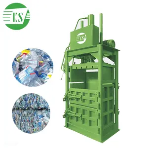 Keshang hydraulic high pressure waste plastic bottle press baler machine