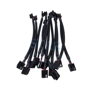 Fabricación de arnés de cables eléctricos de autobús 2 pines 6,3mm conector extensión alambre Hanress - Product Image 3