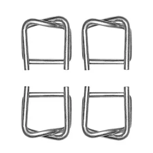 HF 25mm Metal Galvanized Strapping Buckles Wire Buckle For Binding