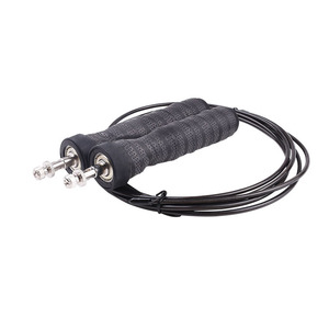 เชือกกระโดดทำจากพีวีซีกันลื่นใช้ฝึกฝนฟิตเนสสายเหล็กใหม่ - Product Image 4