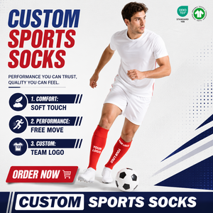 Calzini da calcio senza gambe da uomo di alta qualità con protezione per le gambe da calcio a compressione per la stagione primaverile - Product Image 2