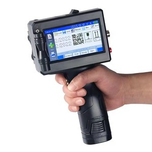 <strong>Portable</strong> Intelligent Handheld Inkjet Printer Manual for Production Date Number Two-Dimensional <strong>Code</strong> Assembly Line Metal - Product Image 5