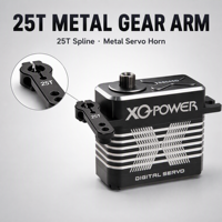 Moteur servo RC 45KG 50KG, moteur servo numérique sans noyau avec boîte de vitesses, servo de direction robuste pour voiture RC, servo à longue durée de vie