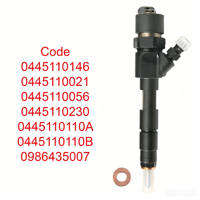 Inyector de Combustible Common Rail 0445110021 0445110146 Inyector Diesel para Motor Renault Opel 1.9 DCi F9Q 0986435007 8200238528
